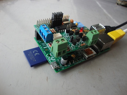 Interface board on Raspberry