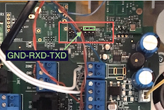 Powermax+ serial port