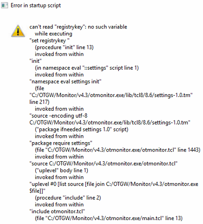 Opentherm Monitor v.4.3 error