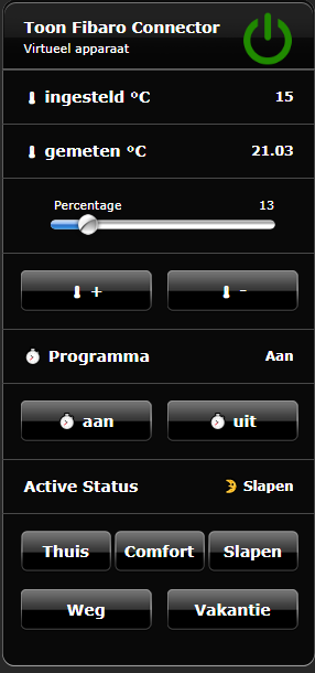 Fibaro toon connector