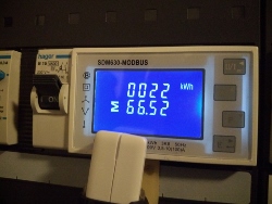 Kwh measering with optical sensor